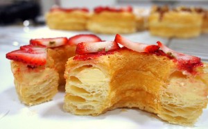 The cronut is a croissant-donut hybrid invented by chef Dominique Ansel. 