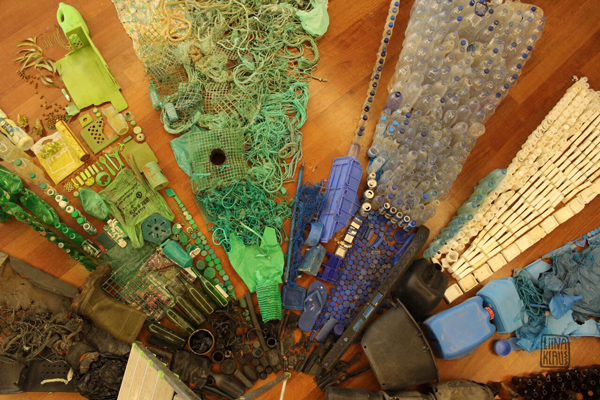 Art entitled "The Circle" was created by Liina Klaus for the Plasticity Forum. Klaus and her colleagues collected 5 bags of trash from 45 km of Lisbon beach over 3 days prior to the meeting. The installation was meant to challenge traditional beliefs about garbage and spark conversations about marine pollution. "The Circle" will be on display at Nova Lisbon University as a part of the Environmental Studies program.