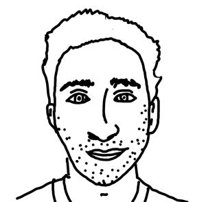 Dave Hakkens - self portrait.