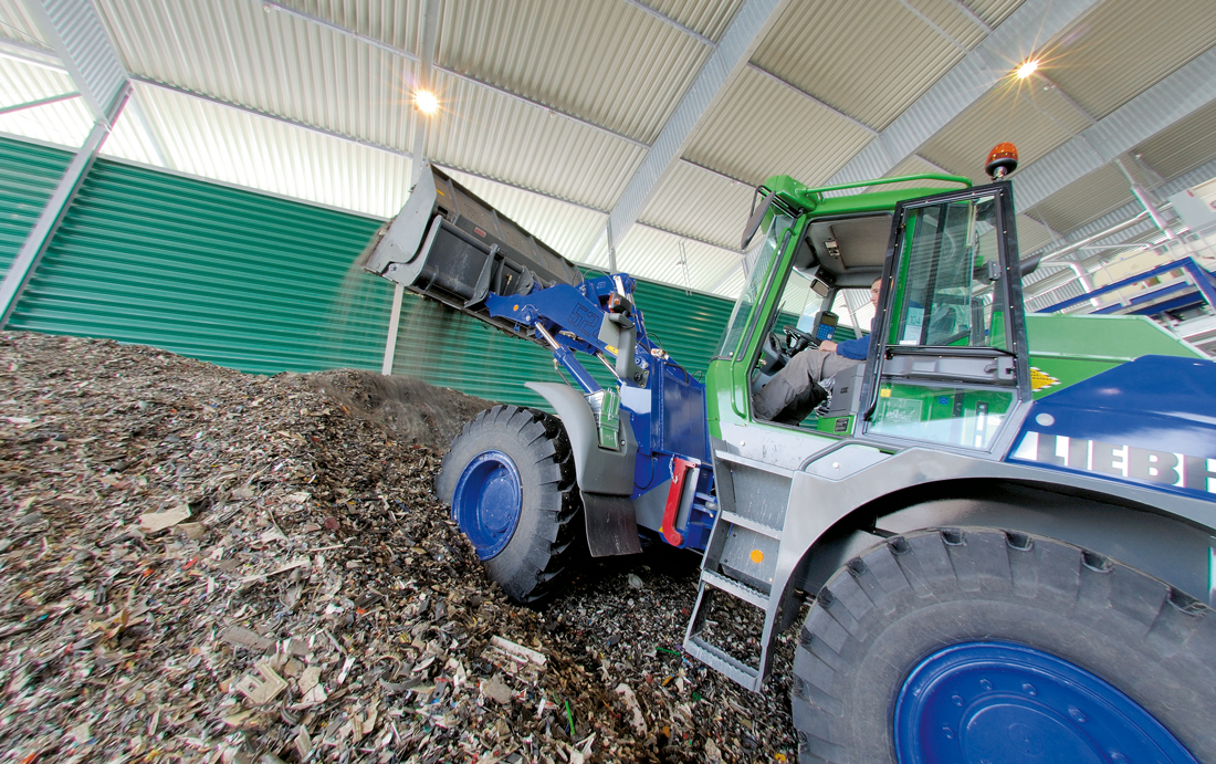 Incoming raw materials at MBA Polymers Austria.