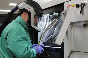 Student at UL Additive Manufacturing Competency Center - read about the evolving world of polymer-based additive manufacturing in the Prospector Knowledge Center.