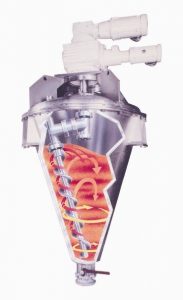 Ross Vertical Blender - learn how a vertical blender helps dry plastic resins in the Prospector Knowledge Center.