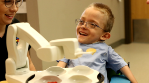 William with his buddy