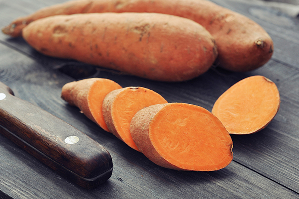 photo of sweet potatoes - Learn about sweet potato nutrients and emerging products