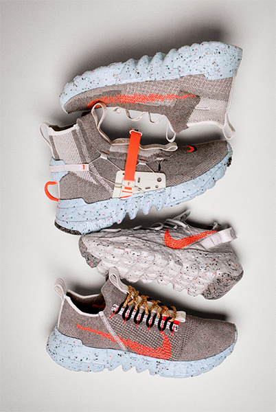 Nike Space Hippie shoes - Learn about using waste to create plastic products