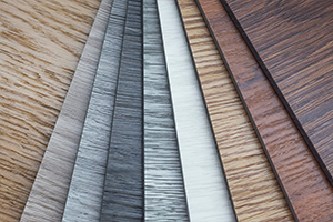 Various colored materials