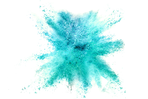 Blue powder