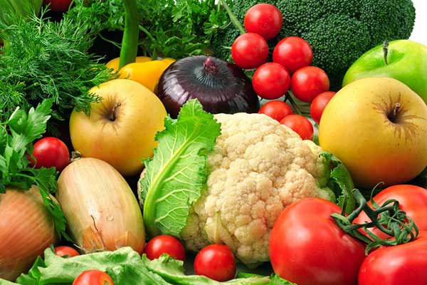 fruits and vegetables