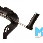Armpad and hand grip of the Mobility Designed elbow crutch - learn more about its design and designers in the Prospector Knowledge Center.