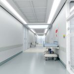 Painted walls in a hospital - learn about microbial resistant coatings