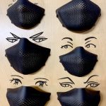 Photo of several face masks on a board - Learn more about LuxMea’s bespoke face mask