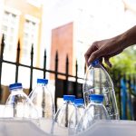 plastic water bottles