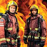 photo of two firefighters