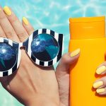 Sunscreen and sunglasses