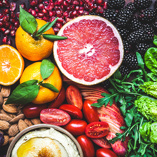 Fruits and vegetables
