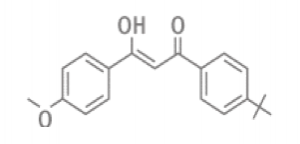 Active enol form of avobenzone