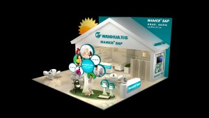 万华化学南京生活用纸展-效果图