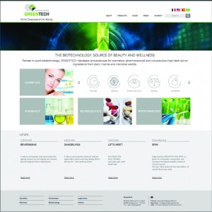 2016-03 GREENTECH unveils its new website - Homepage Picture