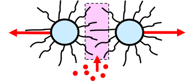 An example of steric stabilization. Learn more in the Prospector Knowledge Center
