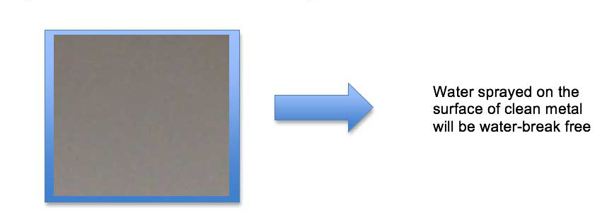 Surface of metal after cleaning. Learn more about the keys to successful metal surface treatment in the Prospector Knowledge Center.