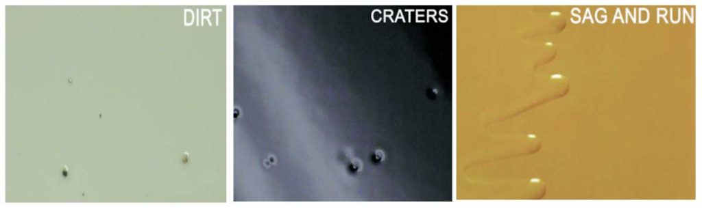 Crawling, crafters, crazing - a variety of paint defects can occur after application or curing. Learn the causes and solutions here.