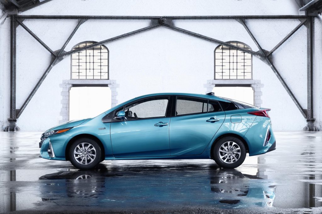 Toyota's hybrid Prius PHV with biocomposite car parts - learn more about this technology in the Prospector Knowledge Center.