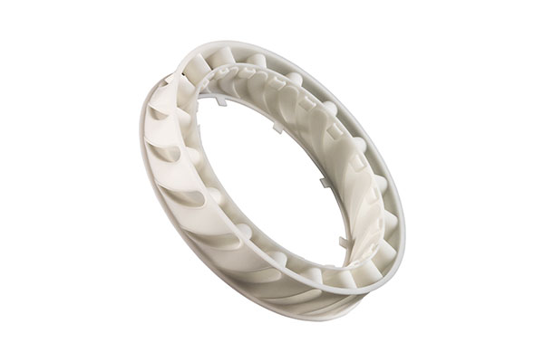 Protolabs SLA wheel - learn about the differences between injection-molded thermoplastics and thermoplastic-like materials for 3D printing in the Prospector Knowledge Center.