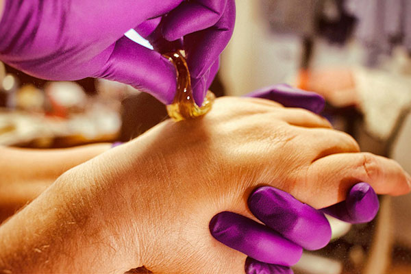 Sugaring (hair removal) from hand. Read current global hair removal trends in the Prospector Knowledge Center.