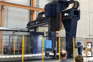 Photo of the MasterPrint printer - Learn more about the UMaine 3D printed boat