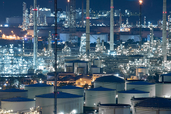 A chemical plant