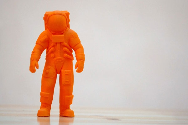 3D printed astronaut - see some highlights of 3D printing trends in the toy industry in the Prospector Knowledge Center.