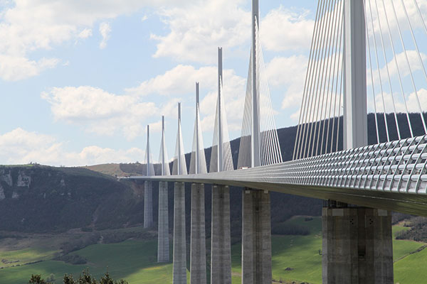 Steel bridge in France - learn how organosilane compounds in coatings formulations can help prevent corrosion in the UL Prospector Knowledge Center.
