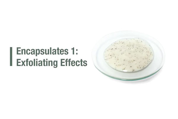 Exfoliating encapsulate cream - learn how to formulate with exfoliants in this video in the Prospector Knowledge Center.