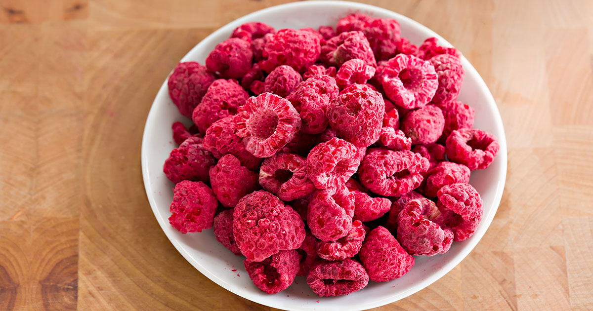 freeze-dried-raspberries - Learn more about freeze-drying