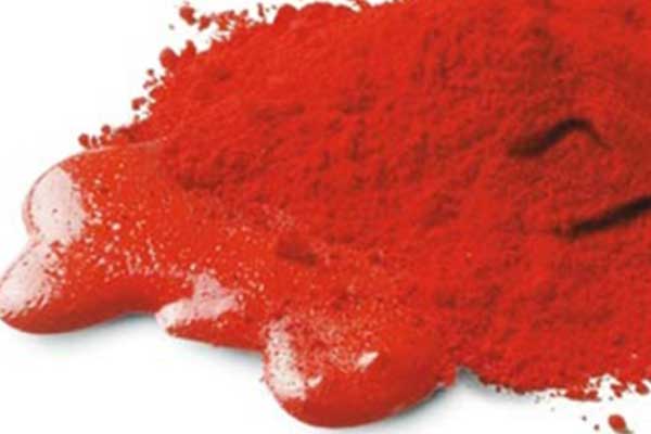 photo of a red dispersant
