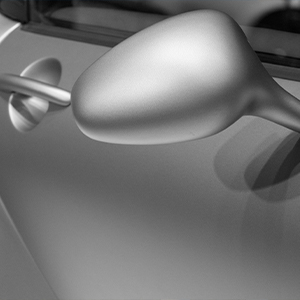 Grey car door