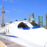 White bullet train