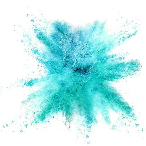 Blue powder
