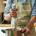 Person using a mixer