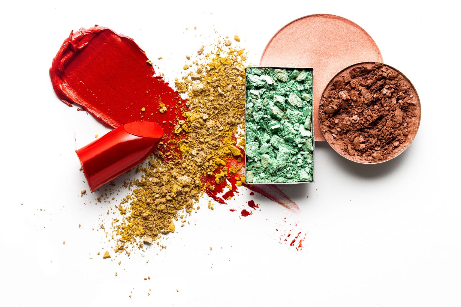 Cosmetic swatch.